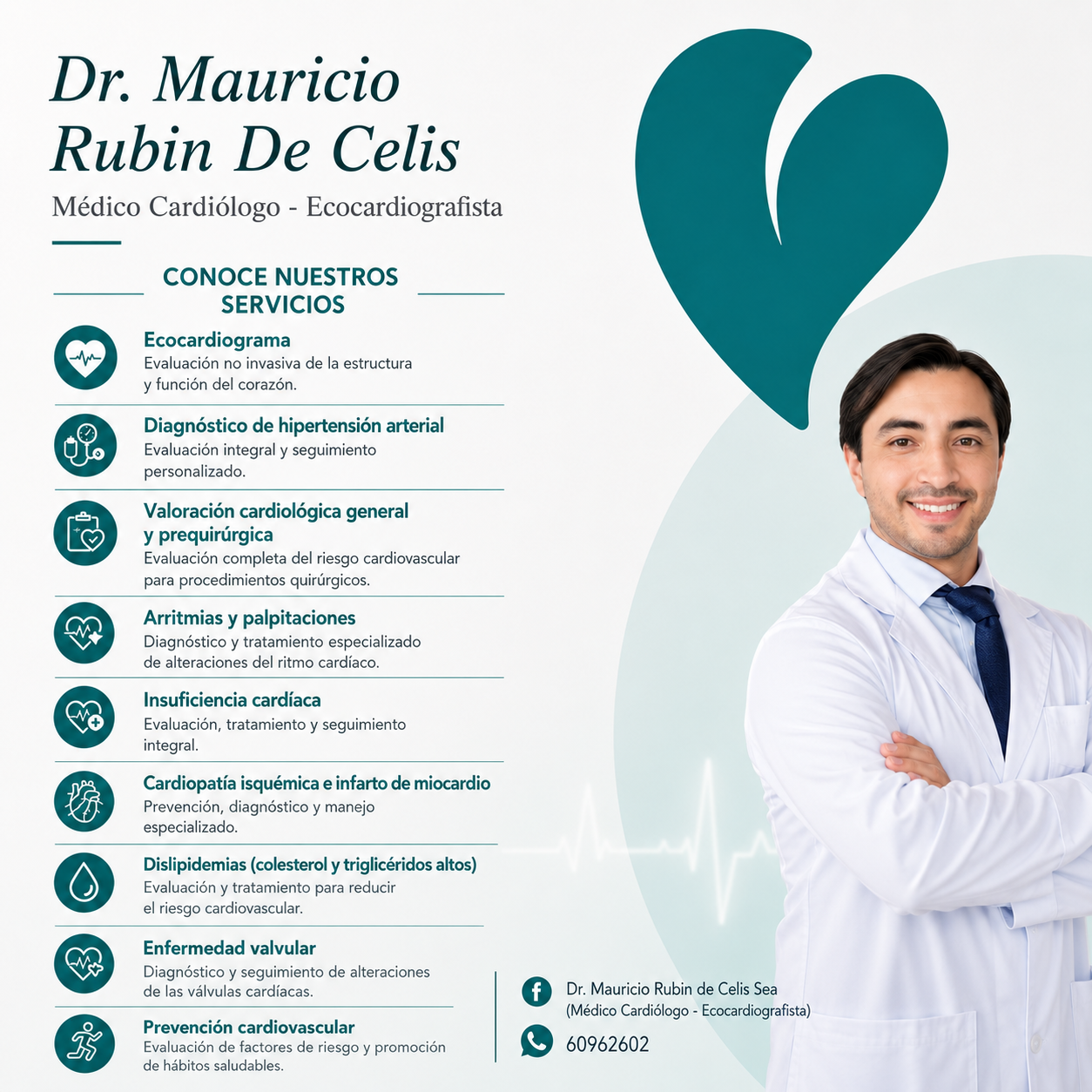 Publicación de servicios cardiovasculares